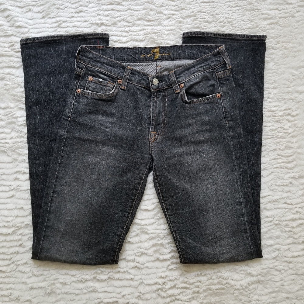 7 FOR ALL MANKIND Boot Cut Women's Denim Jeans - Picture 3 of 8